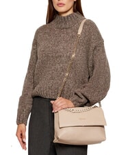 LIUJO MEHMET Sac bandoulière chaîne bicolore NEUTRE - Sacs pour Femme - 5