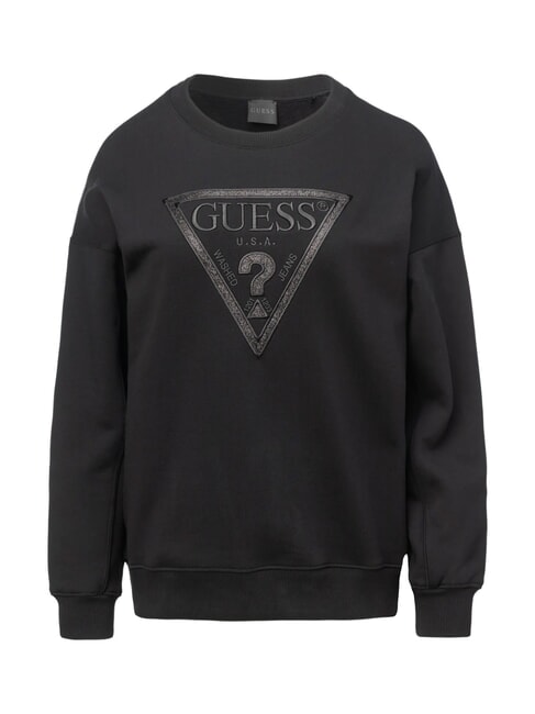 TRIANGLE GLITTER  Sweat-shirt en coton jetbla - Sweat-shirts pour femmes