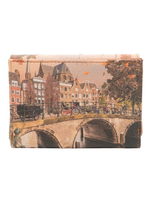 YESBAG  Portefeuille moyen rivi&egrave;re d'automne - Portefeuilles Femme