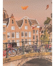 YNOT YESBAG Pochette moyenne avec revers rivière d'automne - Sacs pour Femme - 3