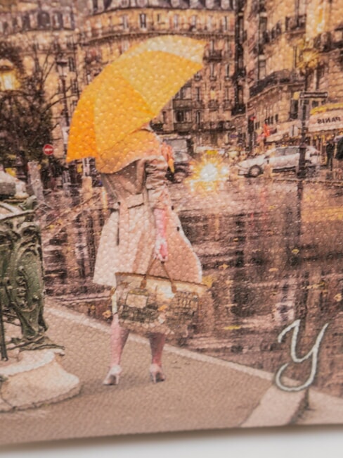 YESBAG Clutch Pochette avec bandoulière Métro parisien - Sacs pour Femme