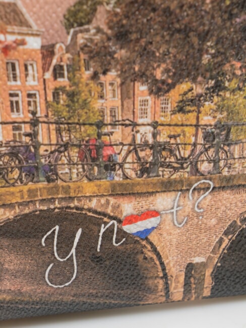 YESBAG Pochette avec revers rivière d'automne - Sacs pour Femme