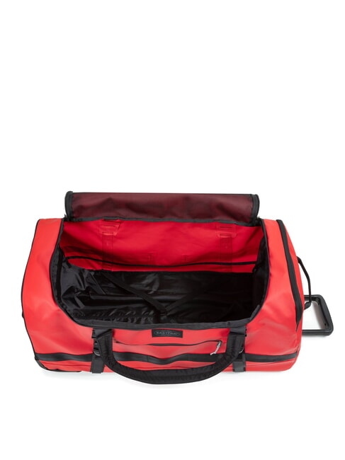 DUFFEL PACK WHEEL L Grand sac de sport à roulettes hydrofuge bâche rouge - Valises Semi-rigides