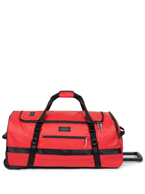 DUFFEL PACK WHEEL M Sac de sport à roulettes moyen hydrofuge bâche rouge - Valises Semi-rigides