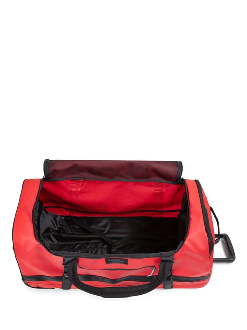 DUFFEL PACK WHEEL M Sac de sport à roulettes moyen hydrofuge bâche rouge - Valises Semi-rigides