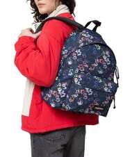 EASTPAK PADDED PAKR Sac à dos bleu marine délavé flora - Sacs à dos pour l'École & les Loisirs - 4