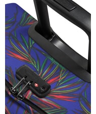 EASTPAK TRANVERZ M Chariot moyen palmier bleu marine - Valises Semi-rigides - 4