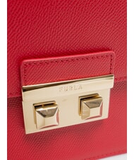 FURLA BELLA Petit sac en cuir St Andromeda Rouge vénitien - Sacs pour Femme - 3