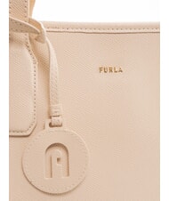 FURLA CLASSIC Sac cabas en cuir imprimé Andromeda ballerine - Sacs pour Femme - 3