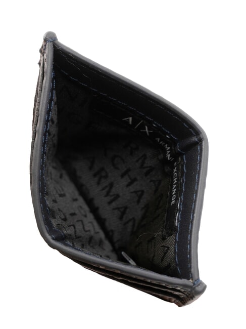 A|X Business Porte-cartes en cuir bleu marine profond - Portefeuilles Homme