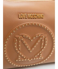 LOVE MOSCHINO LITTLE STUDS Sac &agrave; bandouli&egrave;re avec clous chameau2 - Sacs pour Femme - 3