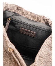 BORBONESE FLEXOS ZIP Sac &agrave; dos naturel op/brun fonc&eacute; - Sacs pour Femme - 5