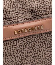 BORBONESE DOWNTOWN Large Sac à bandoulière op/poudre naturelle - Sacs pour Femme - 3