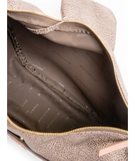 BORBONESE DOWNTOWN Large Sac à bandoulière op/poudre naturelle - Sacs pour Femme - 5