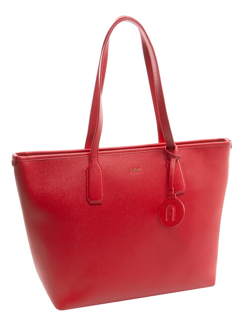 CLASSIC Sac cabas en cuir imprimé Andromeda Rouge vénitien - Sacs pour Femme