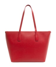 FURLA CLASSIC Sac cabas en cuir imprimé Andromeda Rouge vénitien - Sacs pour Femme - 4