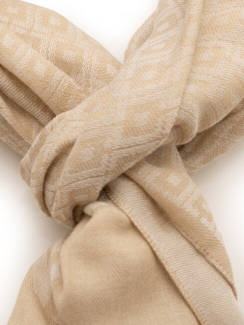 JACQUARD Foulard Naturel - Écharpes