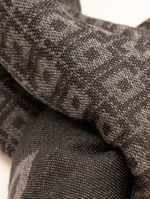 JACQUARD Foulard noir - Écharpes