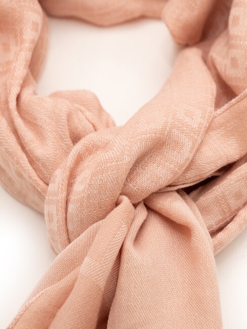 JACQUARD Foulard rose - Écharpes