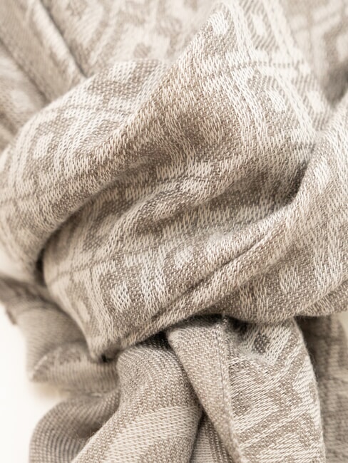 JACQUARD Foulard gris - Écharpes