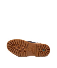 TIMBERLAND STONE STREET  Bottines en cuir à talon compensé pleine fleur bleu foncé - Chaussures Femme - 5