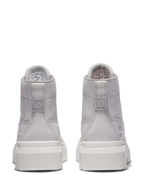 GREYFIELD Bottines en cuir gris violet - Chaussures Femme