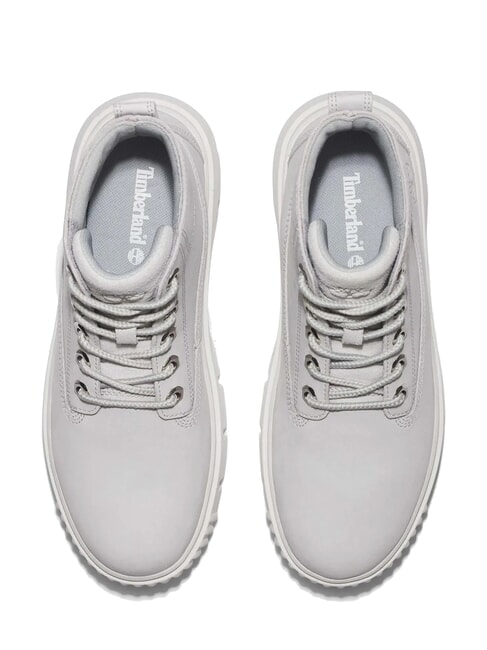 GREYFIELD Bottines en cuir gris violet - Chaussures Femme