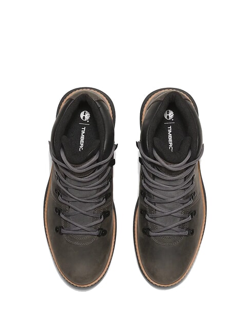 HUDSON ROAD Chaussures en cuir gris foncé pleine fleur - Chaussures Homme