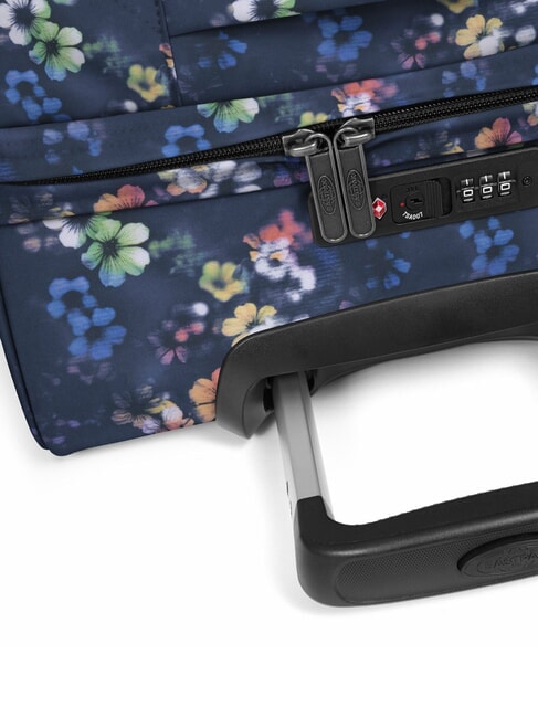 TRANSIT'R M Chariot de taille moyenne bleu marine délavé flora - Valises Semi-rigides