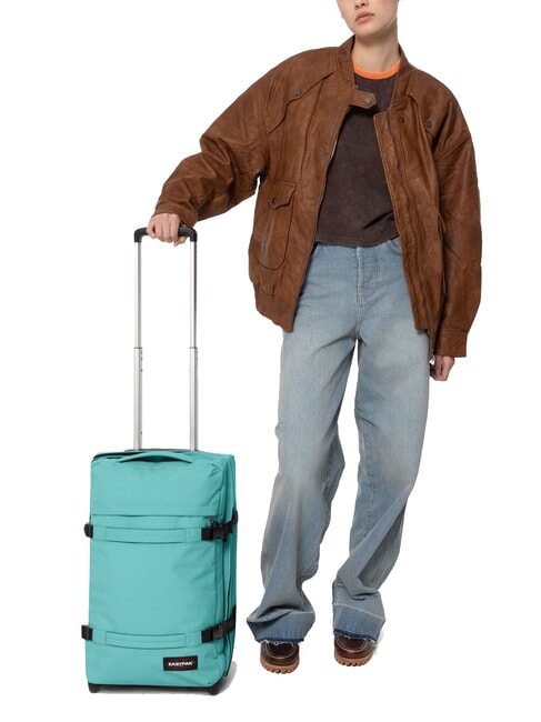 TRANSIT'R S Chariot &agrave; bagages &agrave; main ruisseau bleu - Valises cabine