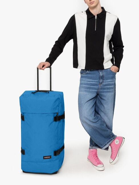 TRANVERZ L Grand chariot bulle bleue - Valises Semi-rigides