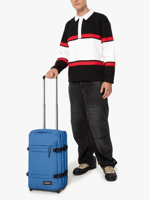 TRANSIT'R S Chariot &agrave; bagages &agrave; main bleu de gu&eacute;rison - Valises cabine