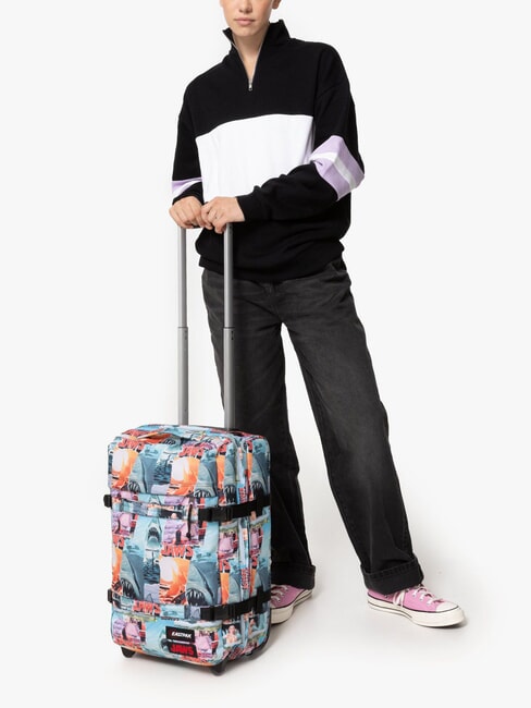 TRANSIT'R S x JAWS Bagage à main à roulettes empreinte de mâchoires - Valises cabine