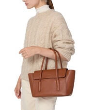 COCCINELLE DOUBLE BEAT Sac &agrave; bandouli&egrave;re Cognac - Sacs pour Femme - 7