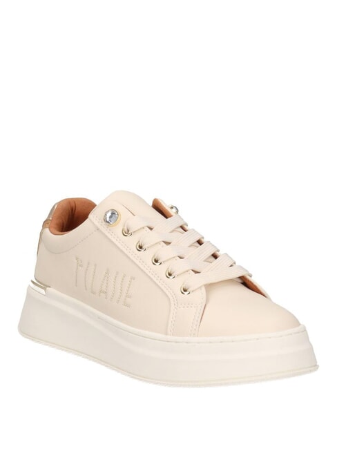 GEO Baskets blanc cass&eacute;/beige g&eacute;o - Chaussures Femme