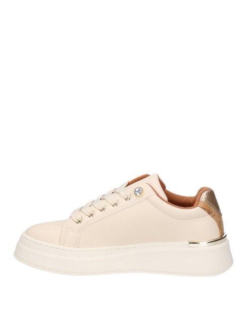 GEO Baskets blanc cass&eacute;/beige g&eacute;o - Chaussures Femme