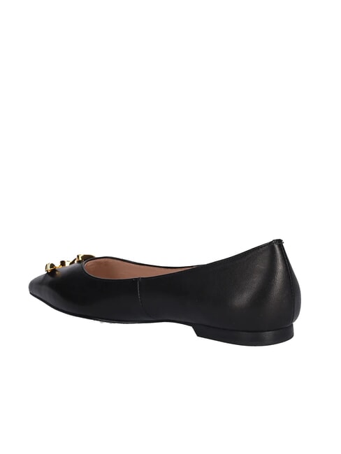 C-ME SMOOTH Ballerines en cuir lisse Noir - Chaussures Femme
