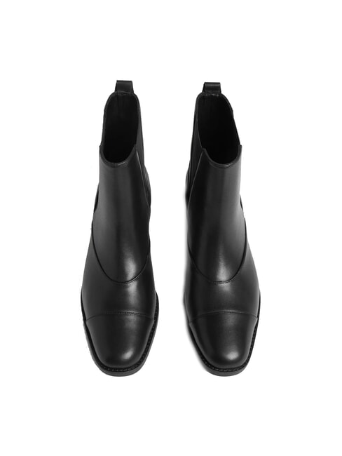 NIKLA SMOOTH Bottines Chelsea en cuir lisse Noir - Chaussures Femme