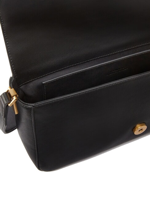 LOVE ONE CLASSIC SLOUCHY Sac à bandoulière en cuir noir-or antique - Sacs pour Femme