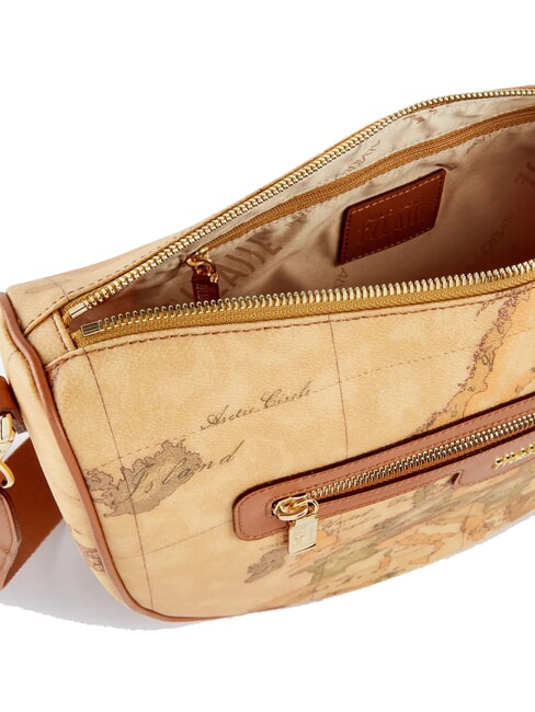 GEO CLASSIC Sac bandoulière demi-lune NATUREL - Sacs pour Femme