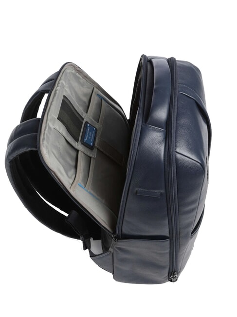 RUSSEL Sac à dos pour ordinateur portable 14 pouces, en cuir bleu - Sacs à dos pour ordinateur portable