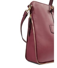 PIQUADRO CIRCLE Sacoche pour ordinateur portable 14" en cuir Bordeaux - Porte Documents Travail - 4