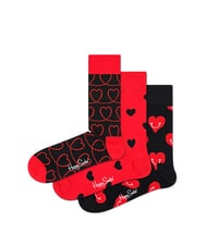 HAPPY SOCKS I LOVE YOU Coffret cadeau de 3 paires de chaussettes - Chaussettes Femme