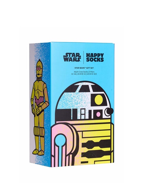 STAR WARS Coffret cadeau de 3 paires de chaussettes noir - Chaussettes pour hommes