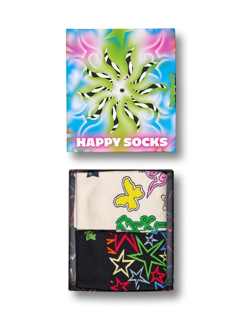 SPINNING WHEEL Coffret cadeau de 2 paires de chaussettes blanc - Chaussettes Femme