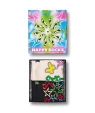 HAPPY SOCKS SPINNING WHEEL Coffret cadeau de 2 paires de chaussettes blanc - Chaussettes Femme - 4