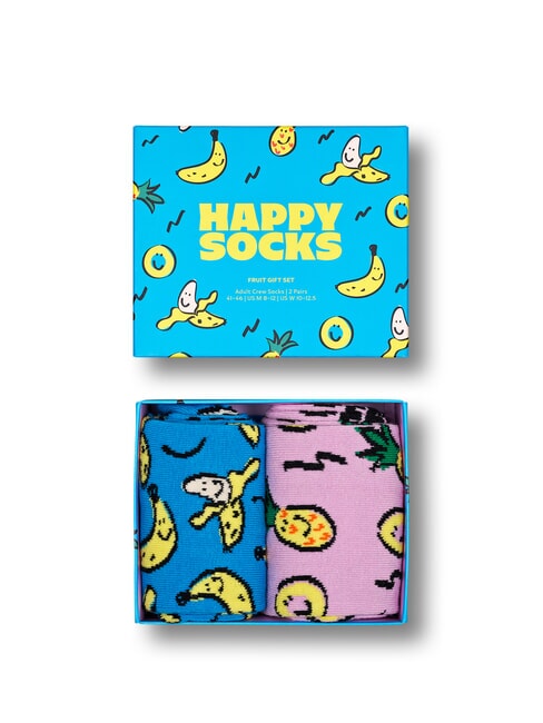 FRUITS SOCKS Coffret cadeau de 2 paires de chaussettes turquoise - Chaussettes Femme