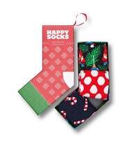 HAPPY SOCKS X-MAS Coffret cadeau de 3 paires de chaussettes multicolore - Chaussettes pour hommes - 5