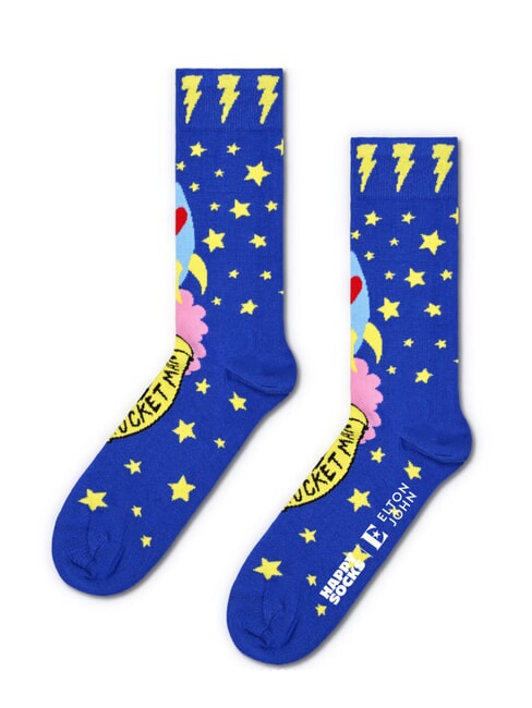 ELTON JOHN Coffret cadeau de 3 paires de chaussettes noir - Chaussettes pour hommes