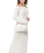 V73 LOUISE Sac à bandoulière moyen avec poignée en chaîne écru - Sacs pour Femme - 5